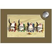 Madagascar Penguins on the Beach Cel